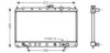 ASHUKI C557-21 Radiator, engine cooling